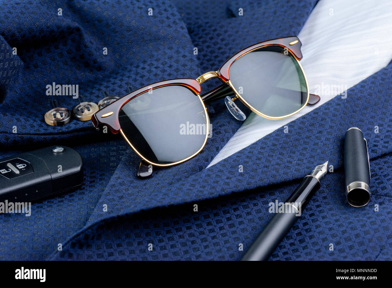 navy blue frame sunglasses