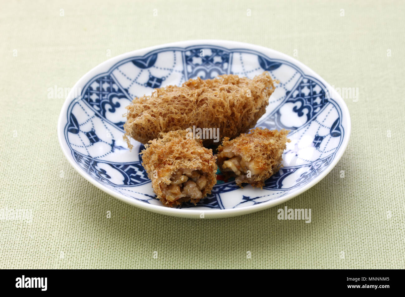 deep fried taro dumplings, chinese dim sum Stock Photo Alamy