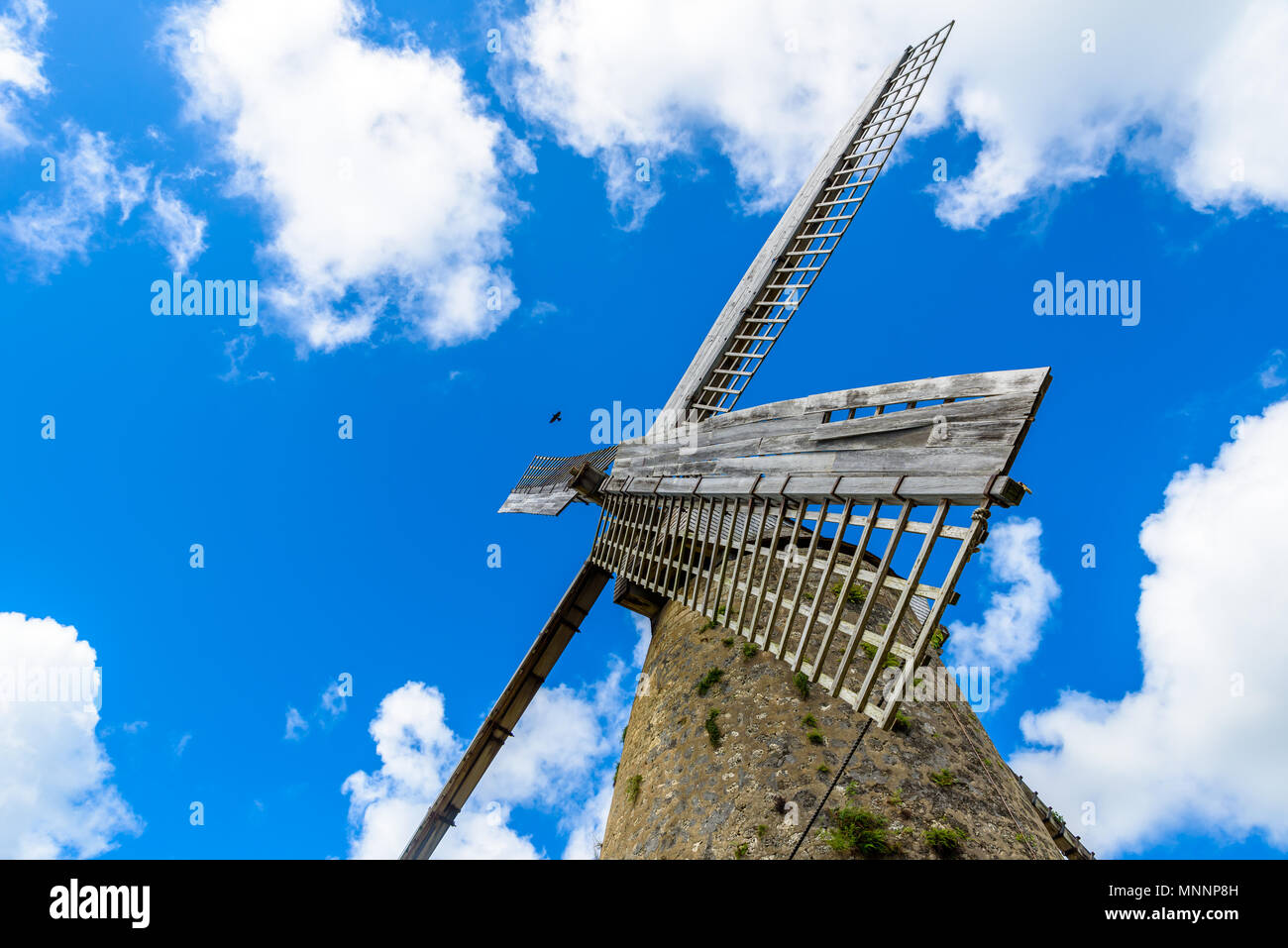 The Lewis Mill in Barbados on tropical caribbean island was
