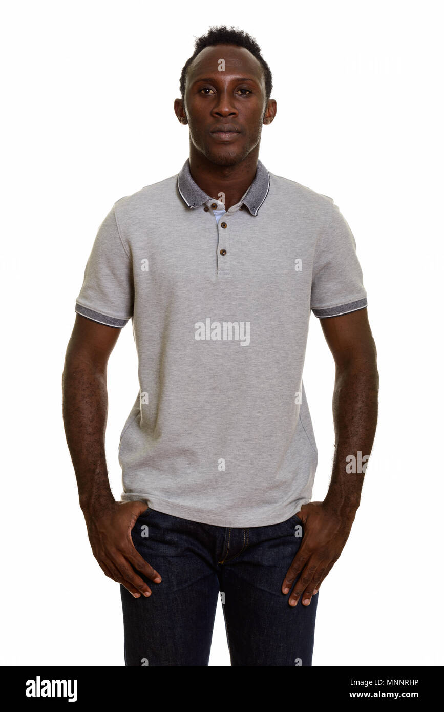 Young black African man Stock Photo