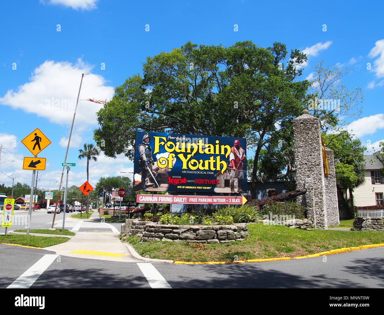 St augustine florida fountain of youth hires stock photography and