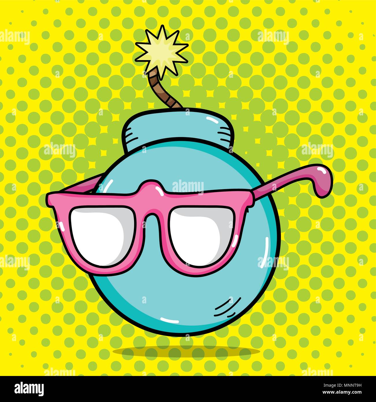 Funny bomb pop art Stock Vector Image & Art - Alamy