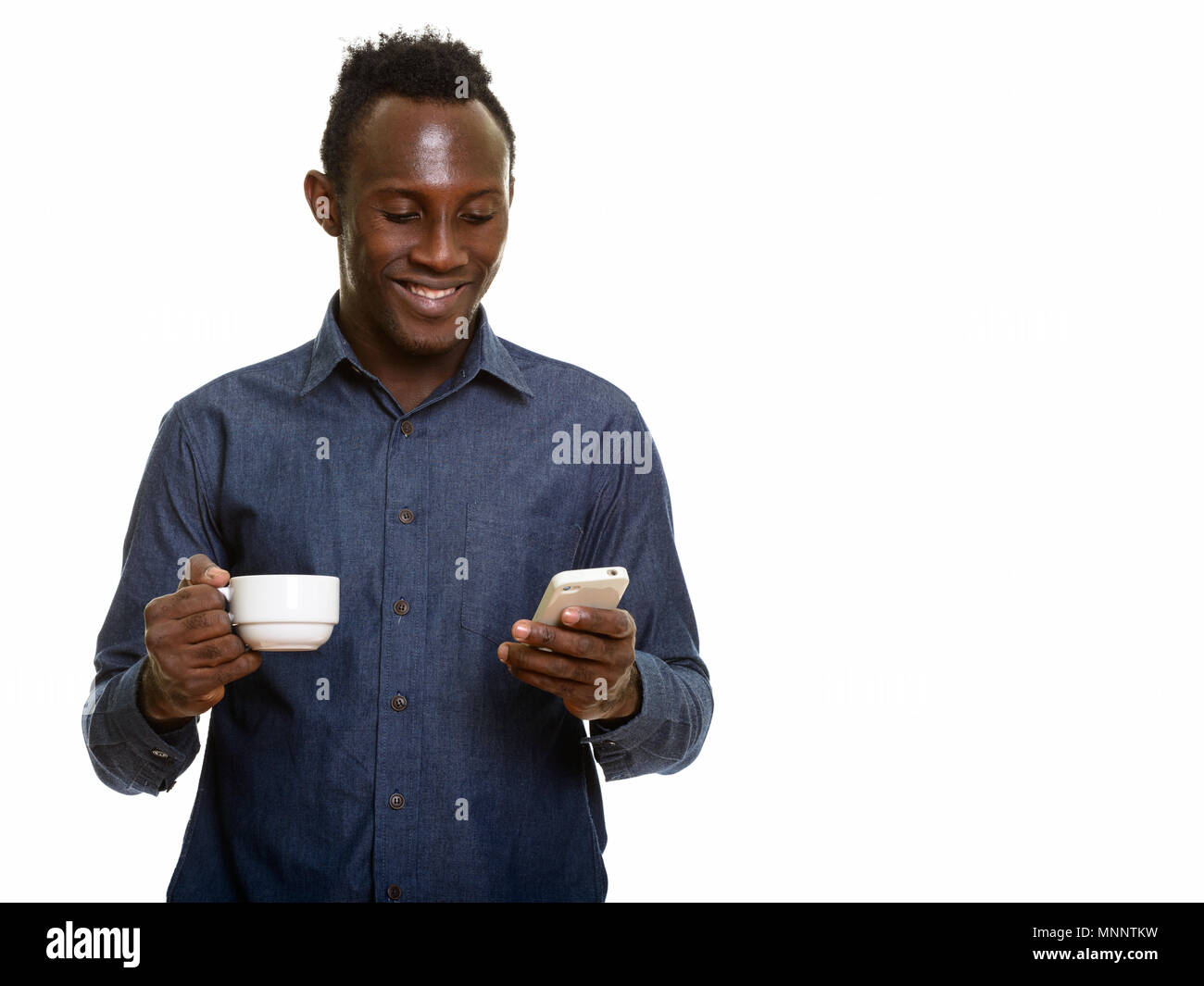 Stylish african man smiling hi-res stock photography and images - Alamy