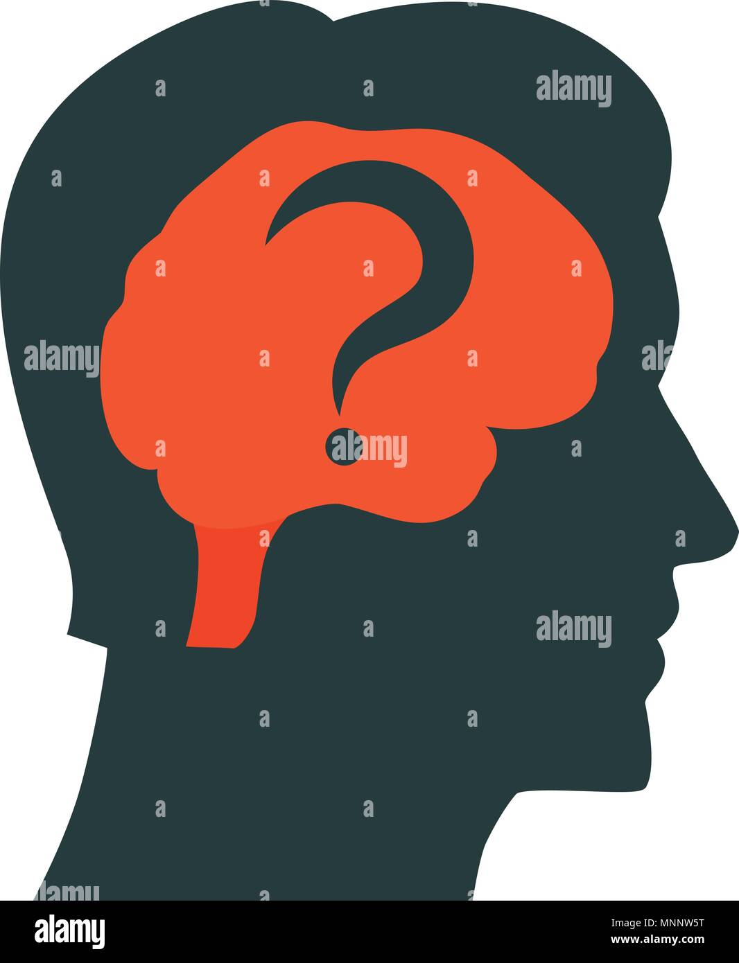 Vector illustration human brain hi-res stock photography and images - Alamy