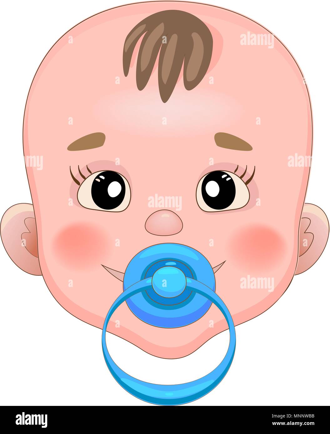 Baby with pacifier. Baby smile Stock Vector Image & Art - Alamy Baby with pacifier. Baby smile Stock Vector Image & Art - Alamy