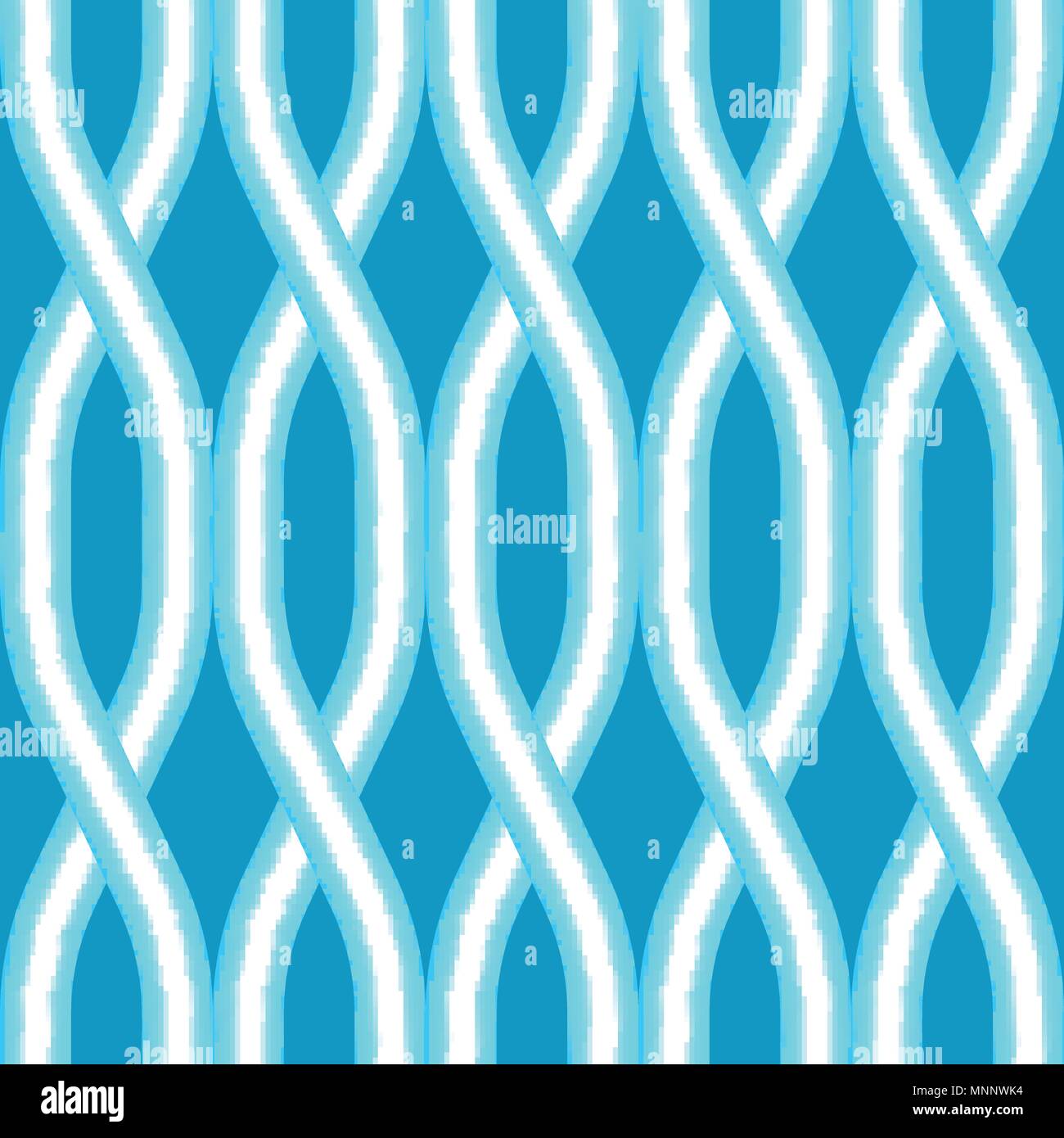 Abstract geometric seamless pattern. Seamless vector wave pattern ...