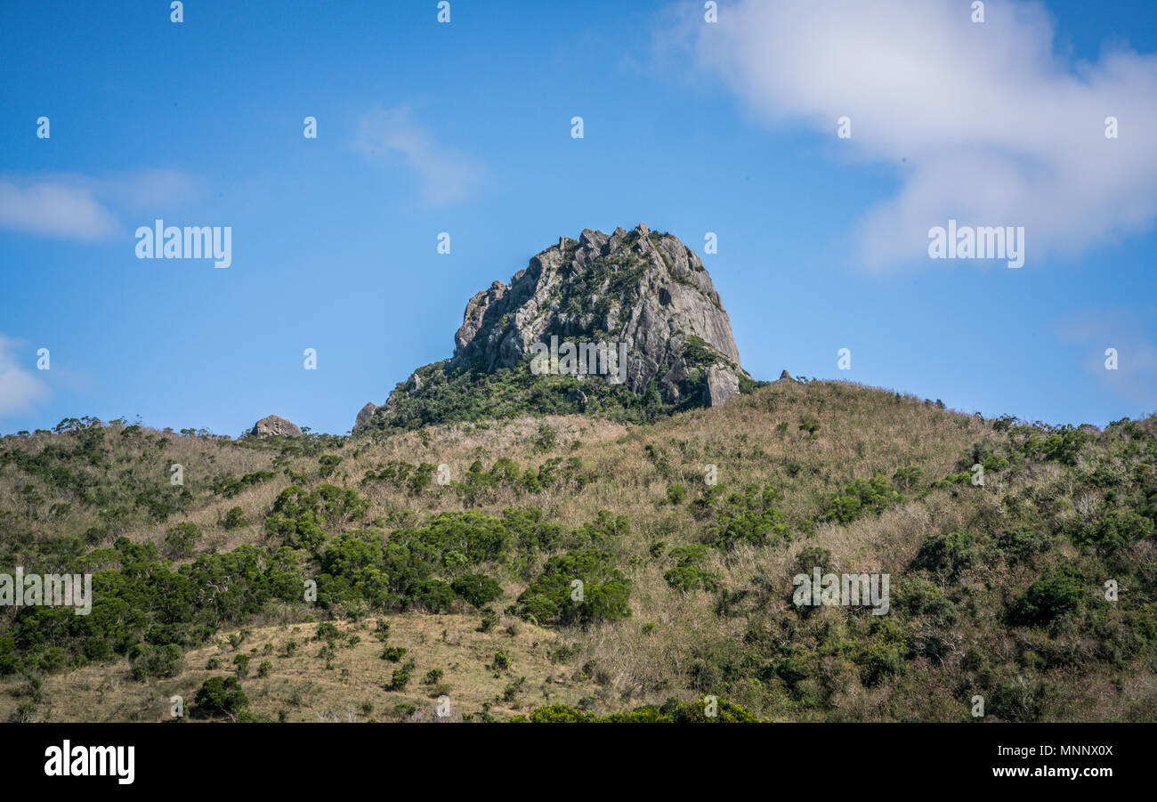 Dajian stone hill in Kenting national park view in Hengchun peninsula Taiwan Stock Photo