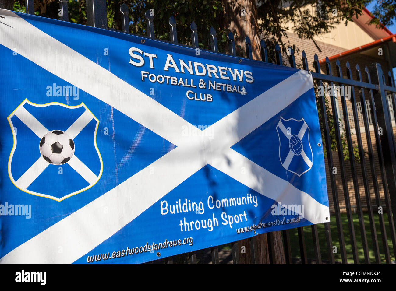 St Andrews football and netball club in Eastwood,Sydney,Australia Stock Photo