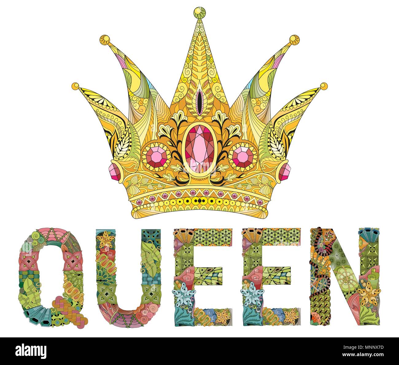 The word queen hi-res stock photography and images - Alamy