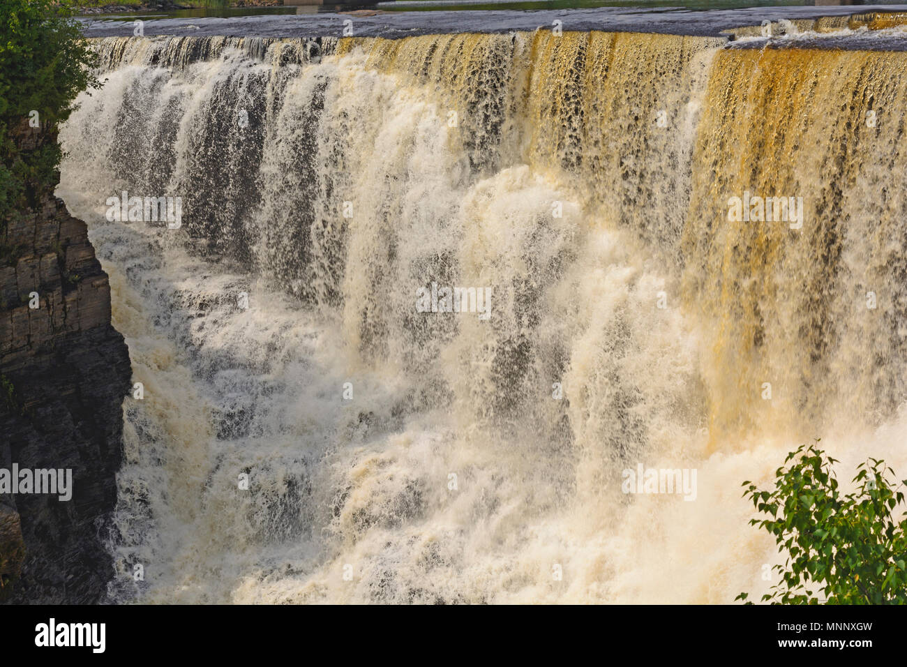 Kakabeka Falls in Southern Ontario Stock Photo