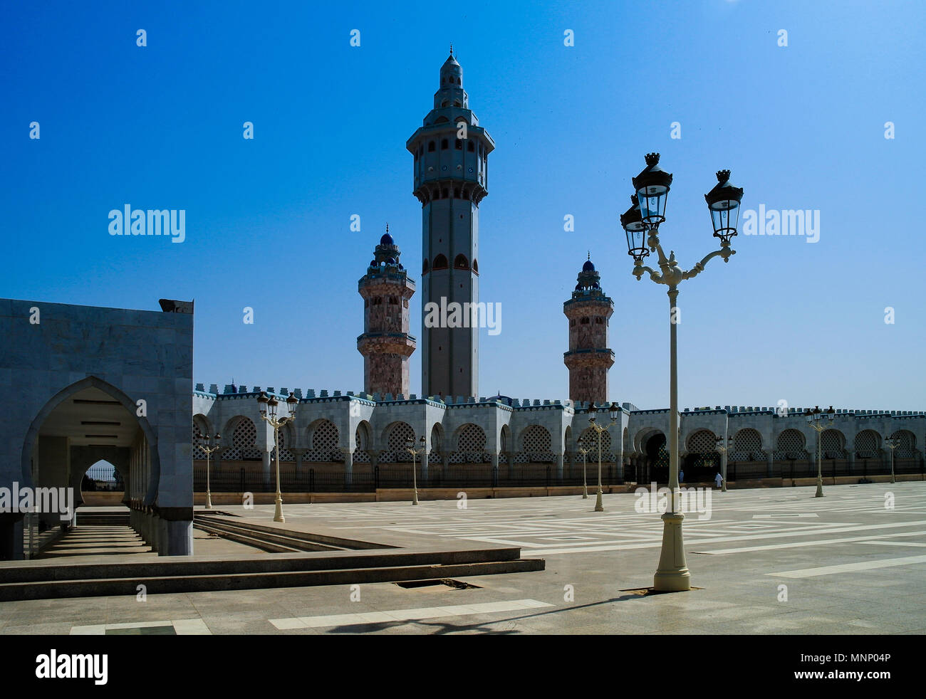 Touba Mosque, center of Mouridism and Cheikh Amadou Bamba burial place, Senegal Stock Photo