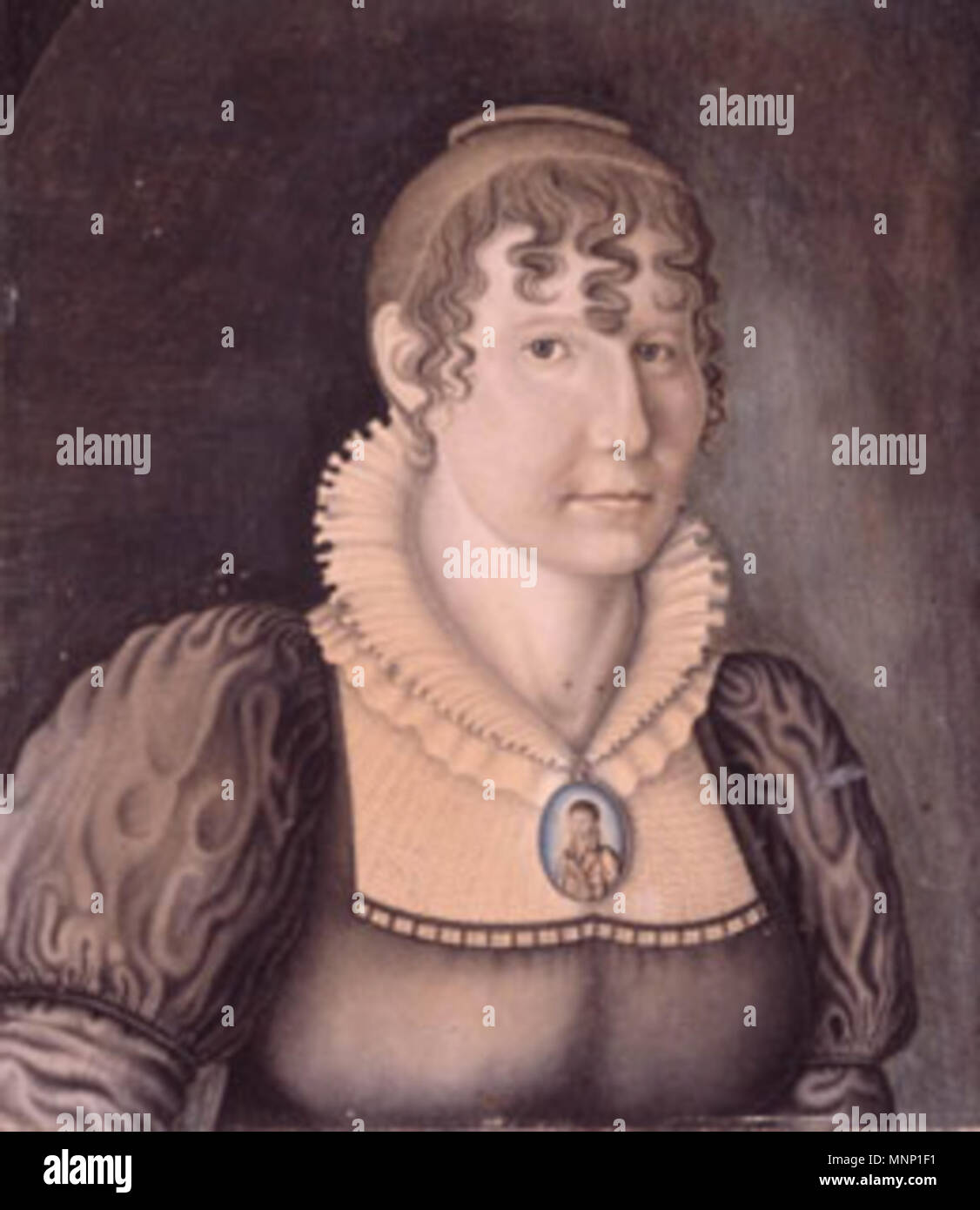 Brareb . Deutsch: Porträt von Meta Braren, der Frau des Künstlers English ...