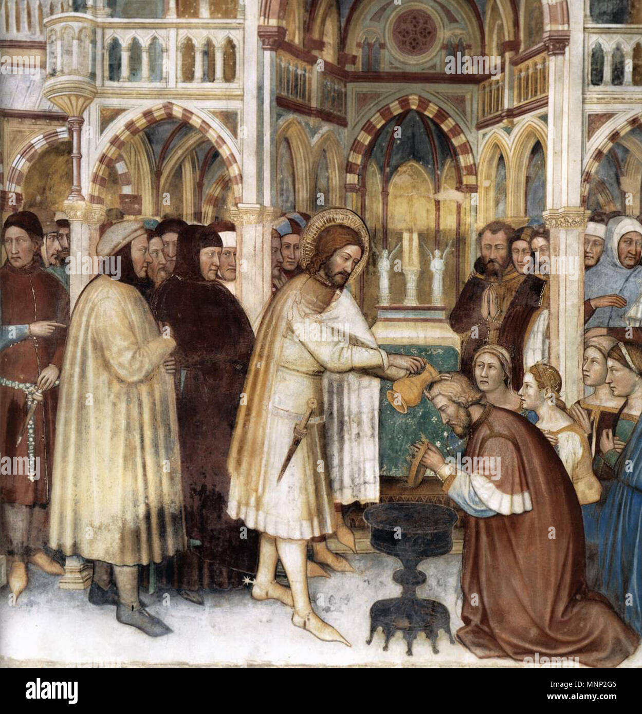 . Italiano Oratorio di San (Padova) Affreschi della parete