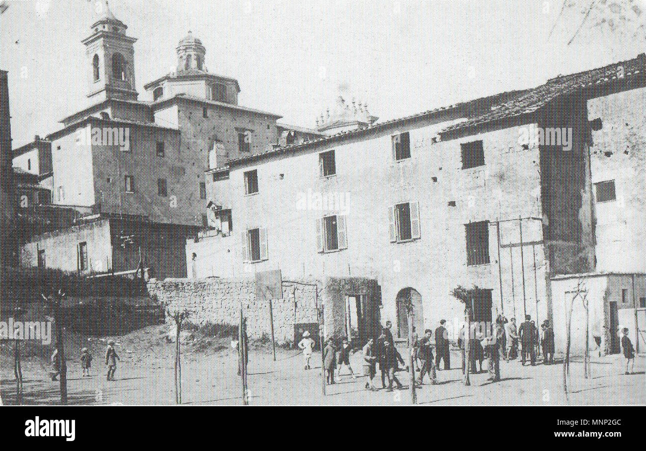 . Italiano: L'Oratorio San Barnaba a Marino (RM) negli anni '20 . 4 January 2009 (upload date). N.D. 945 Oratorio San Barnaba Marino 1920 Stock Photo