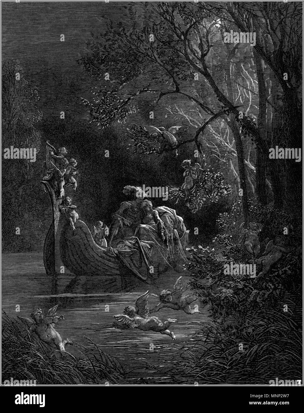 . illustration of Ludovico Ariosto’s “Orlando Furioso”     Gustave Doré  (1832–1883)      Alternative names Paul Gustave Doré, Paul Gustave Louis Christophe Doré  Description French painter, illustrator, engraver and caricaturist  Date of birth/death 6 January 1832 23 January 1883  Location of birth/death Strasbourg Paris  Work location Paris  Authority control  : Q6682 VIAF: 41839207 ISNI: 0000 0001 2278 6962 ULAN: 500013657 LCCN: n79089221 NLA: 35041510 WorldCat 947 Orlando Furioso 16 Stock Photo