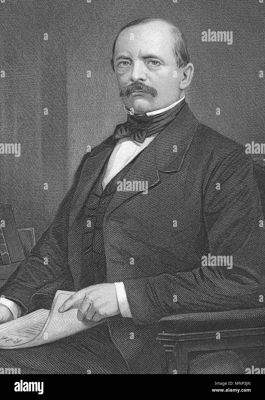 . Engraving of Otto von Bismarck, cropped version of ImageOtto von