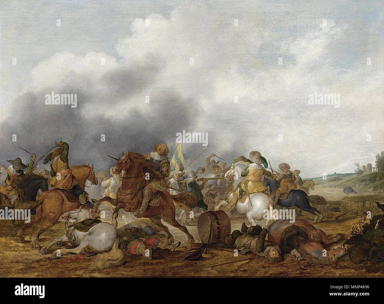 Cavalry Battle Scene first half of 17th century. 954 Palamedes ...