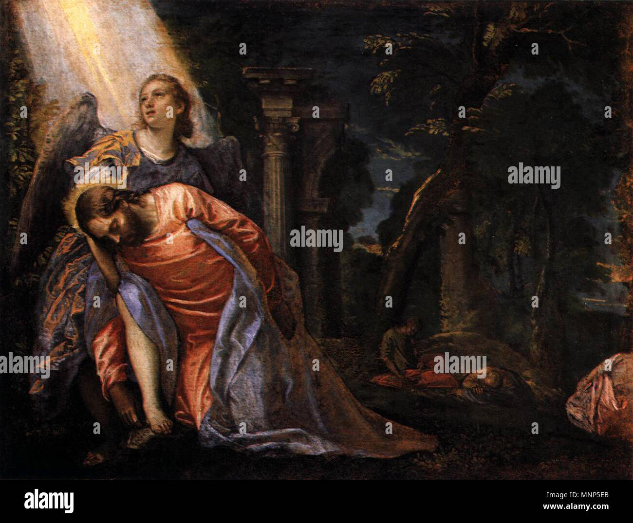 Christ in the Garden of Gethsemane between 1583 and 1584. 958 Paolo ...