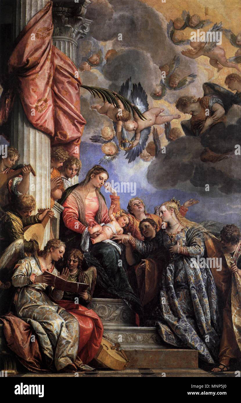 Mystical Marriage of Saint Catherine circa 1575. 958 Paolo Veronese ...