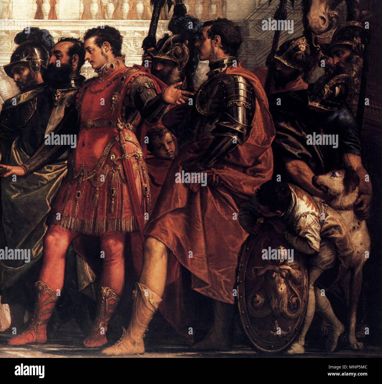 The Family of Darius before Alexander (detail) between 1565 and 1570