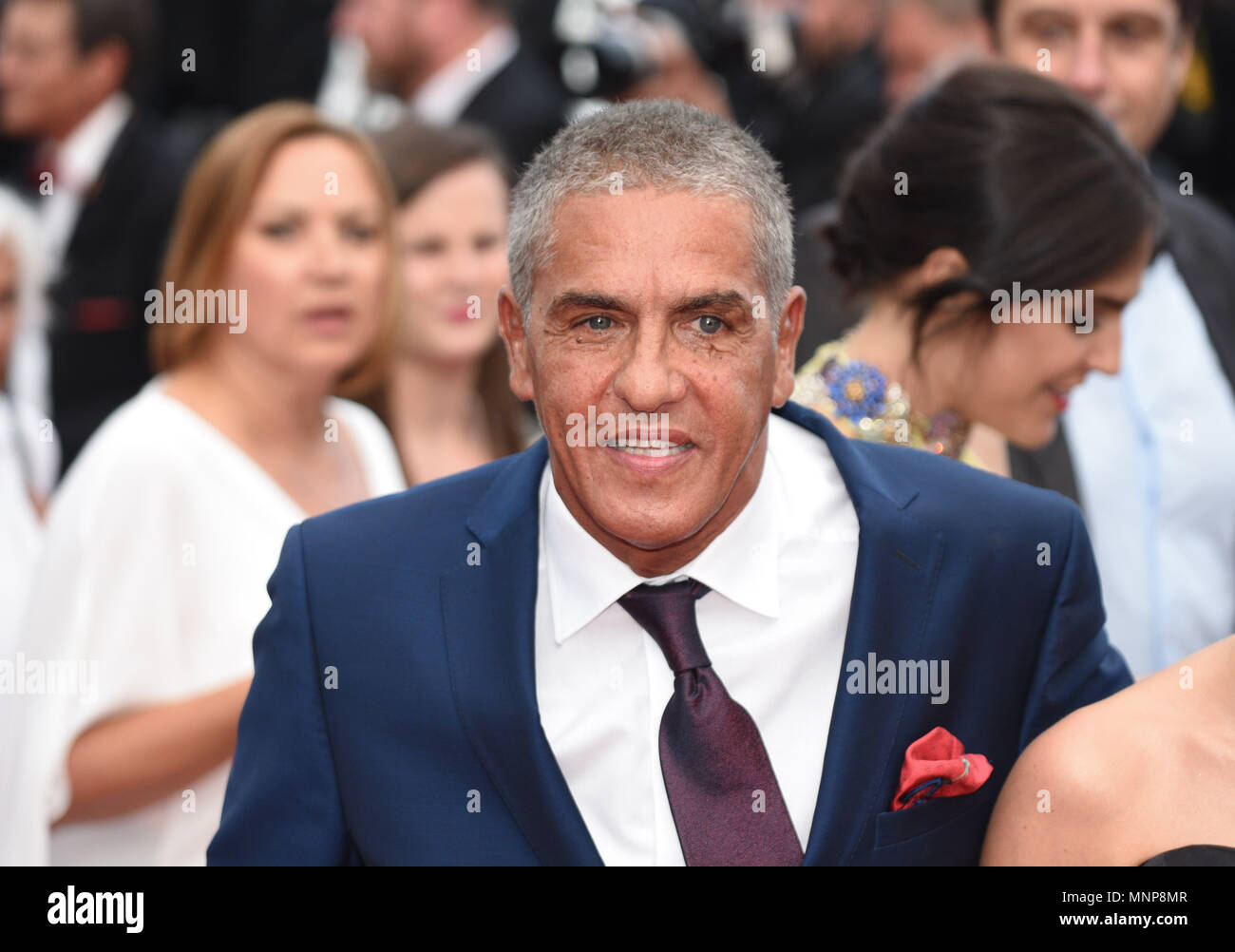 Cannes, France. 18th May, 2018. Samy Naceri attends the 'Ahlat Agaci' premiere during the 71st Cannes film festival. Credit: Idealink Photography/Alamy Live News Stock Photo