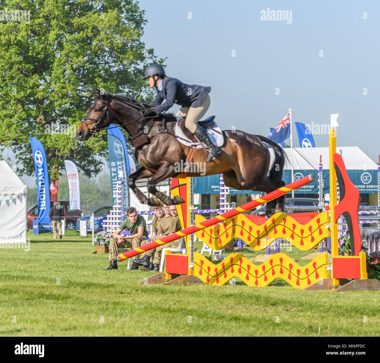 Knock down jumping fence hi-res stock photography and images - Alamy