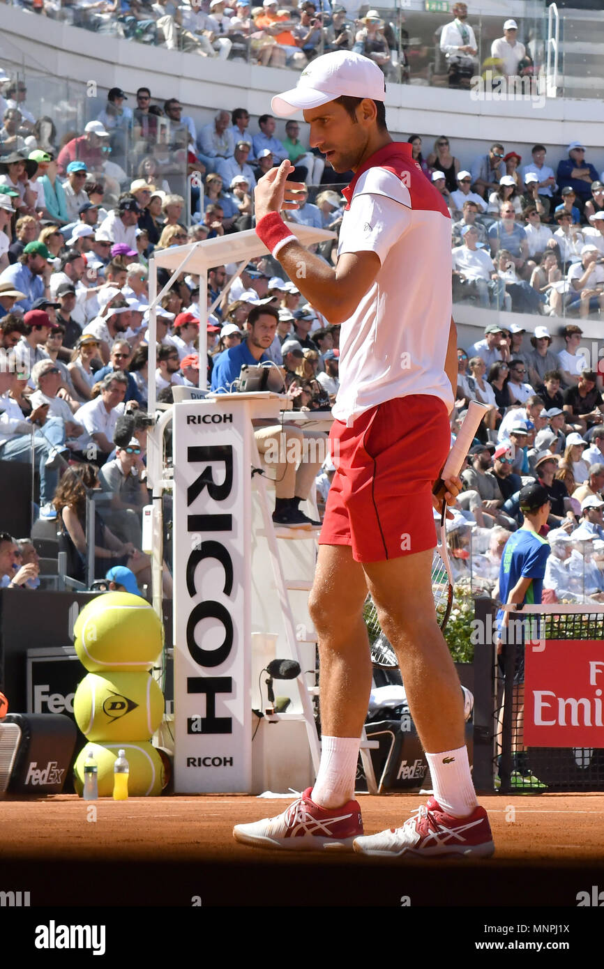 Novak Djokovic Serbia Panoramica Roma 19-05-2018 Foro Italico, Tennis  Internazionali di Tennis d'Italia Semi Finals Foto Andrea Staccioli /  Insidefoto Stock Photo - Alamy