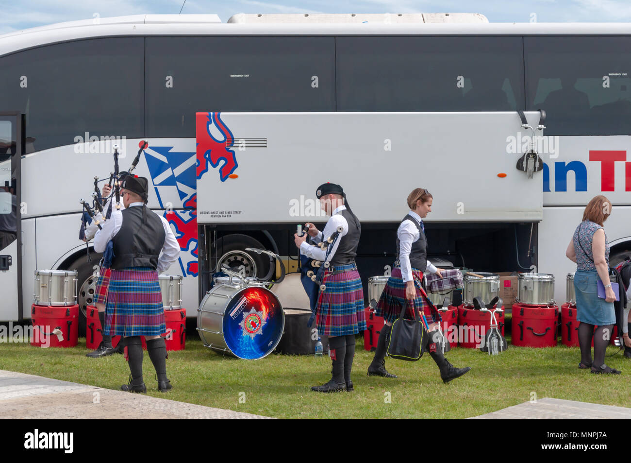 Paisley, Scotland, UK. 19th May, 2018. Over 150 bands from around the