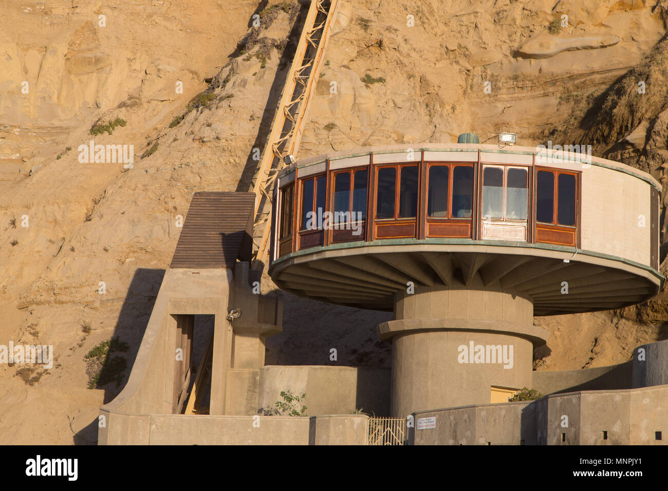 The Pavilion House, Blacks Beach, La Jolla, CA. Also known as Mushroom
