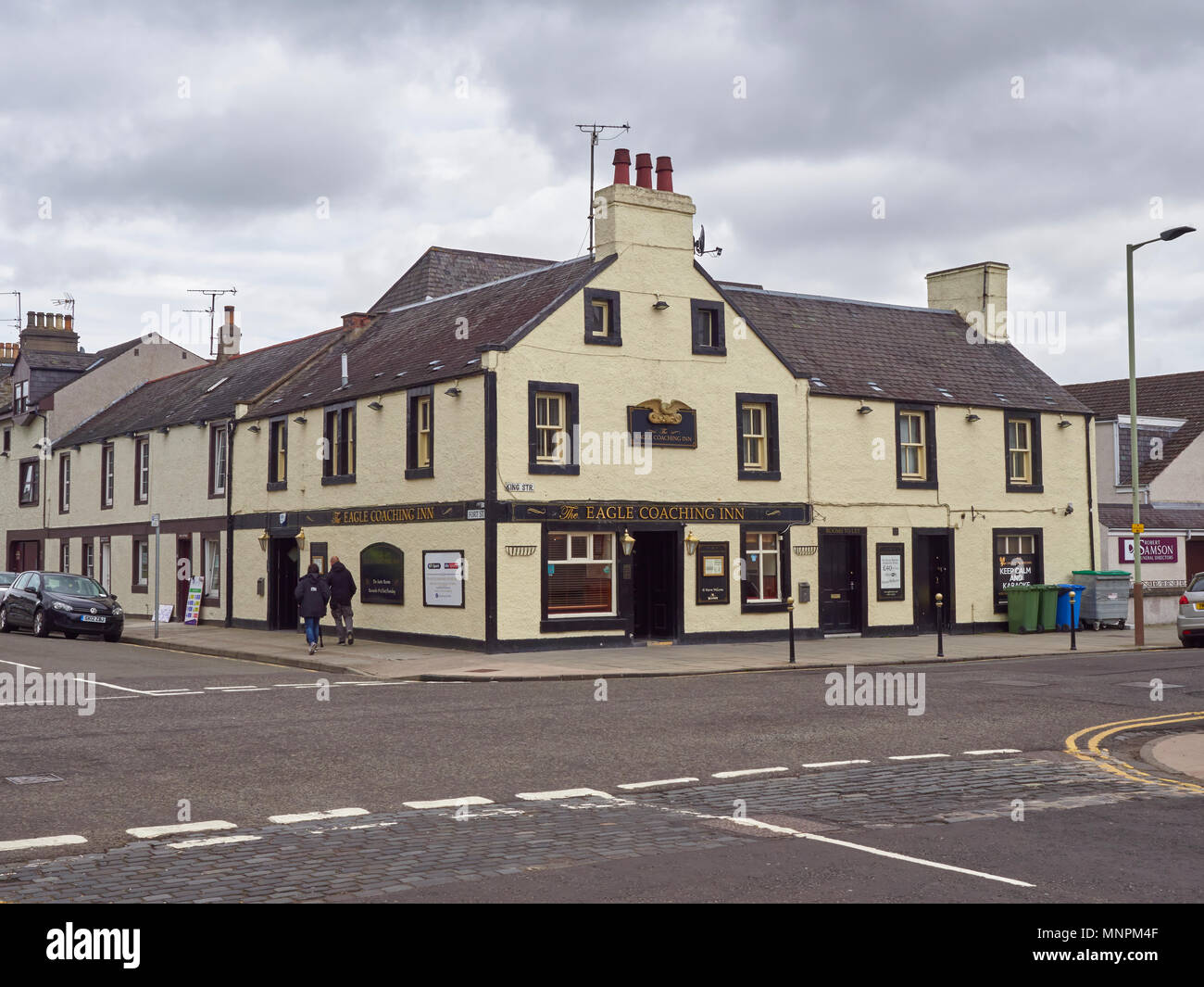 The Eagle Coaching Inn at the junction of Fort and King Street, One of