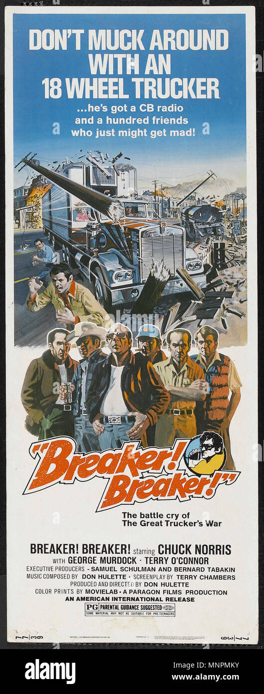 Breaker Breaker 1977 Vintage Movie Poster 01 Stock Photo Alamy
