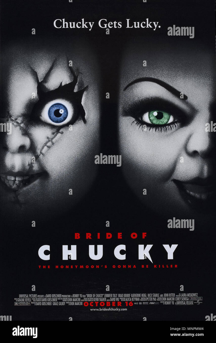 Curse Of Chucky Unrated Poster Bride Of Chucky 1998 Vintage Movie Poster 01 MNPMM4