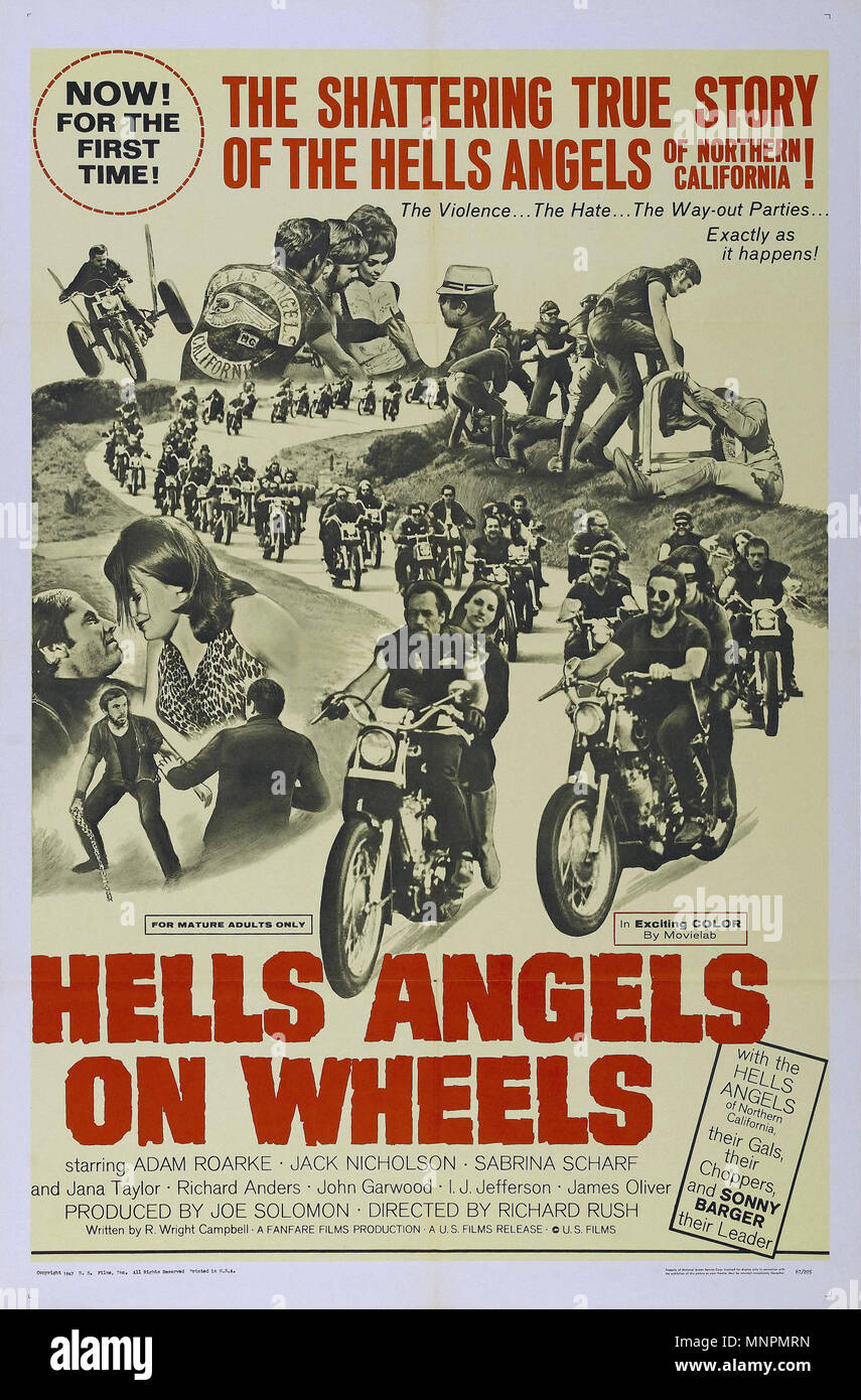 Hells angels on wheels hi-res stock photography and images - Alamy