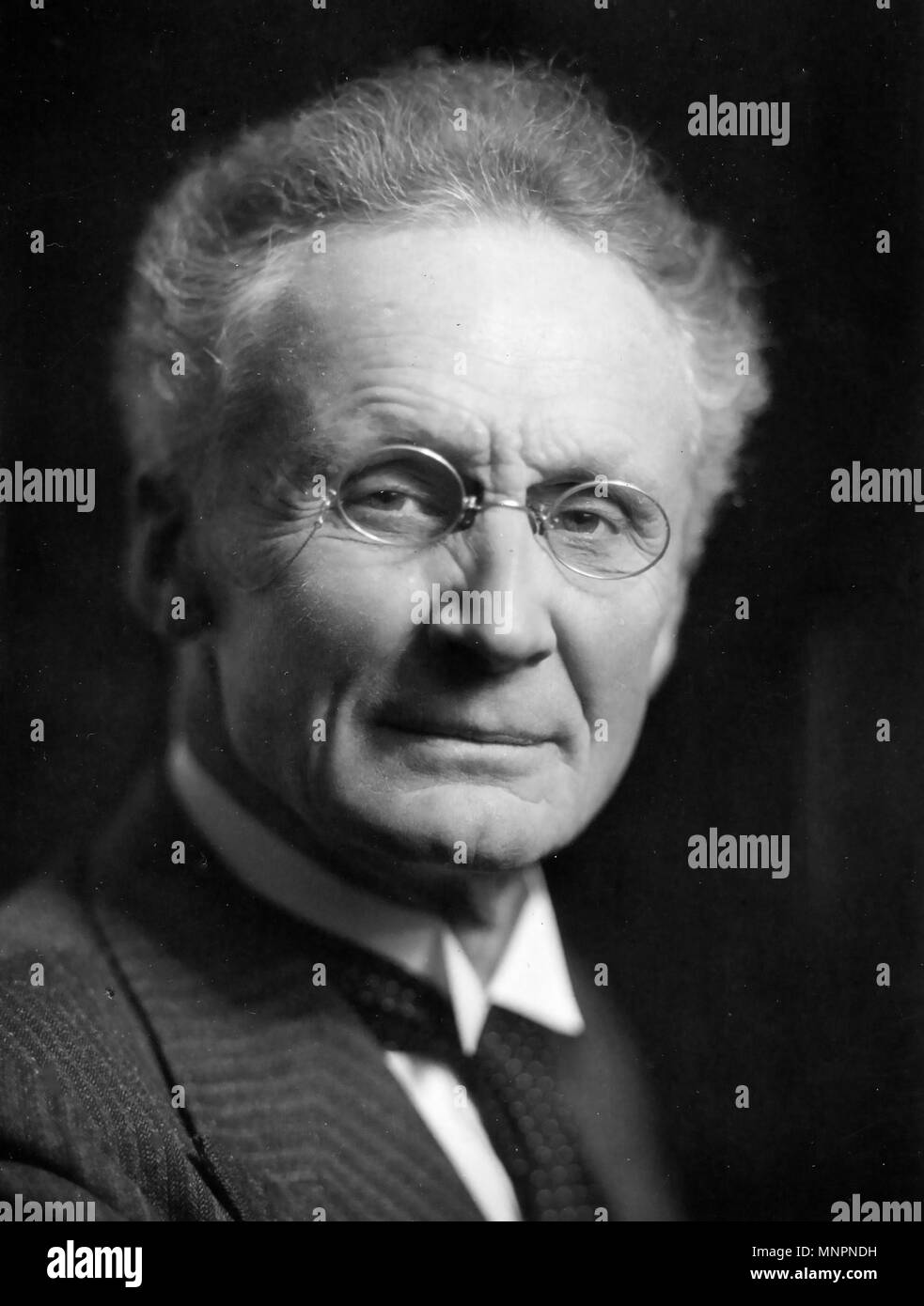 VILHELM BJERKNES (1862-1951) Norwegian meteorologist and physicist Stock Photo