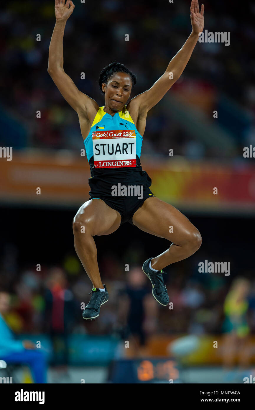 Women's Long Jump Games 2018 Stock Photo Alamy
