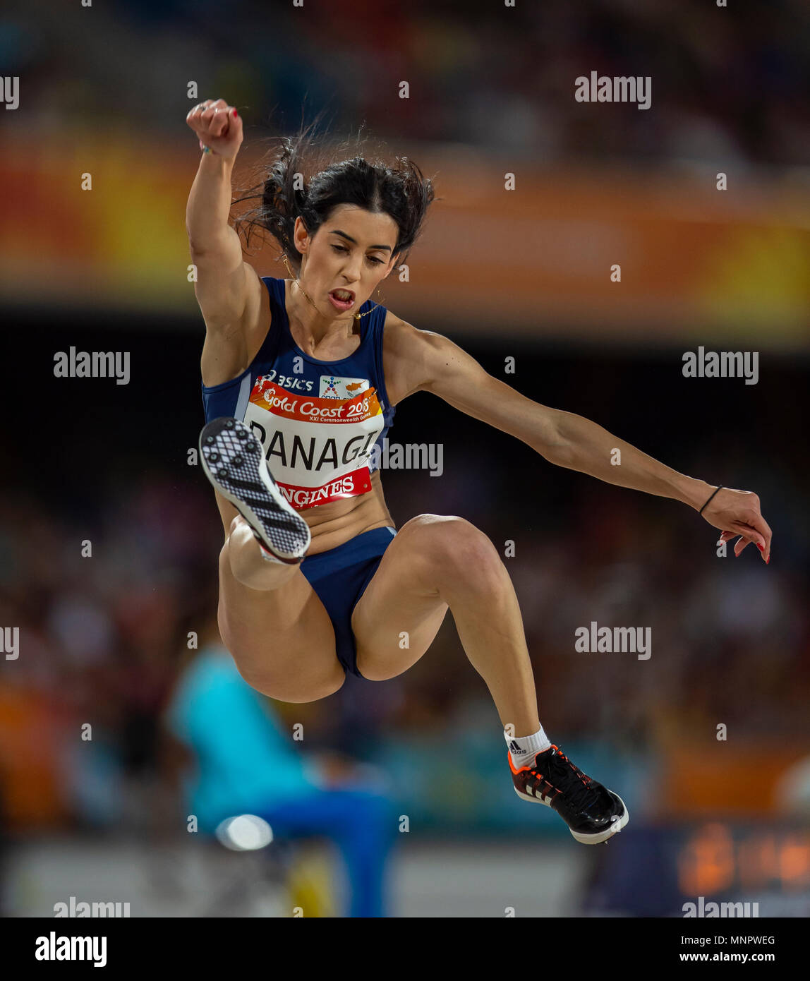 Women's Long Jump Games 2018 Stock Photo Alamy