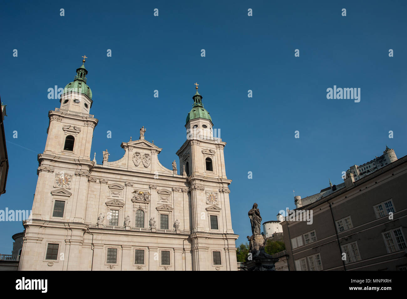 Salzburg, a big church in the old town, called the salzburger Dom, the