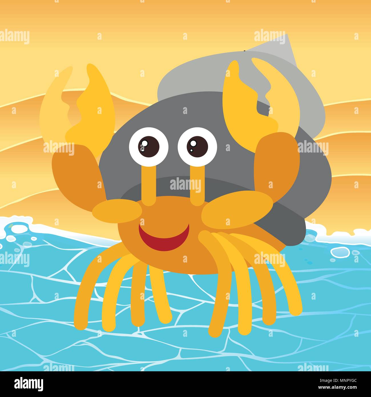Hermit Crab at the Beach illustration Stock Vector Image & Art - Alamy Hermit Crab at the Beach illustration Stock Vector Image & Art - Alamy