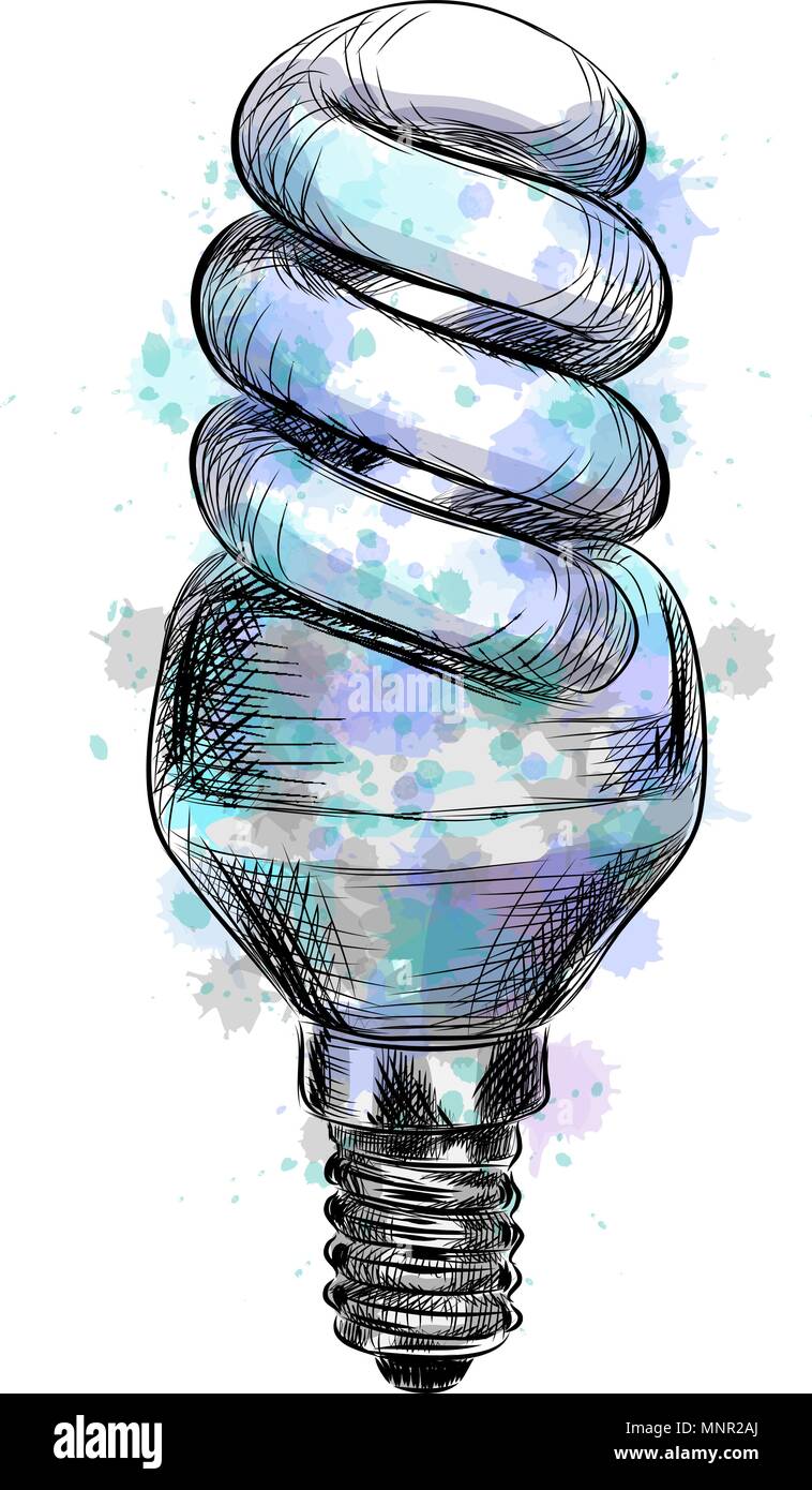 Light bulb illustration Stock Vector Images - Alamy