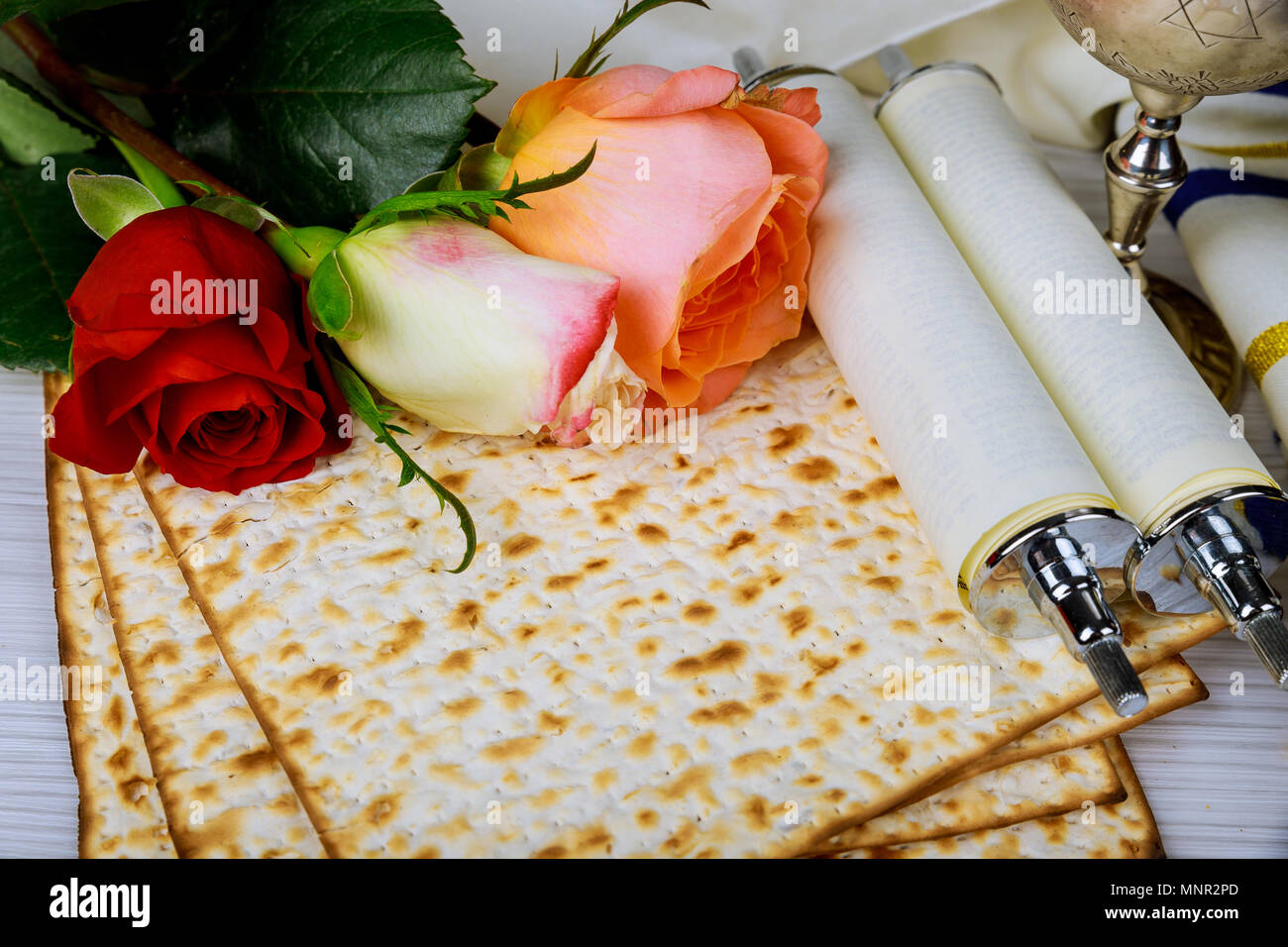Pesah celebration concept jewish Spring holiday of Passover ...