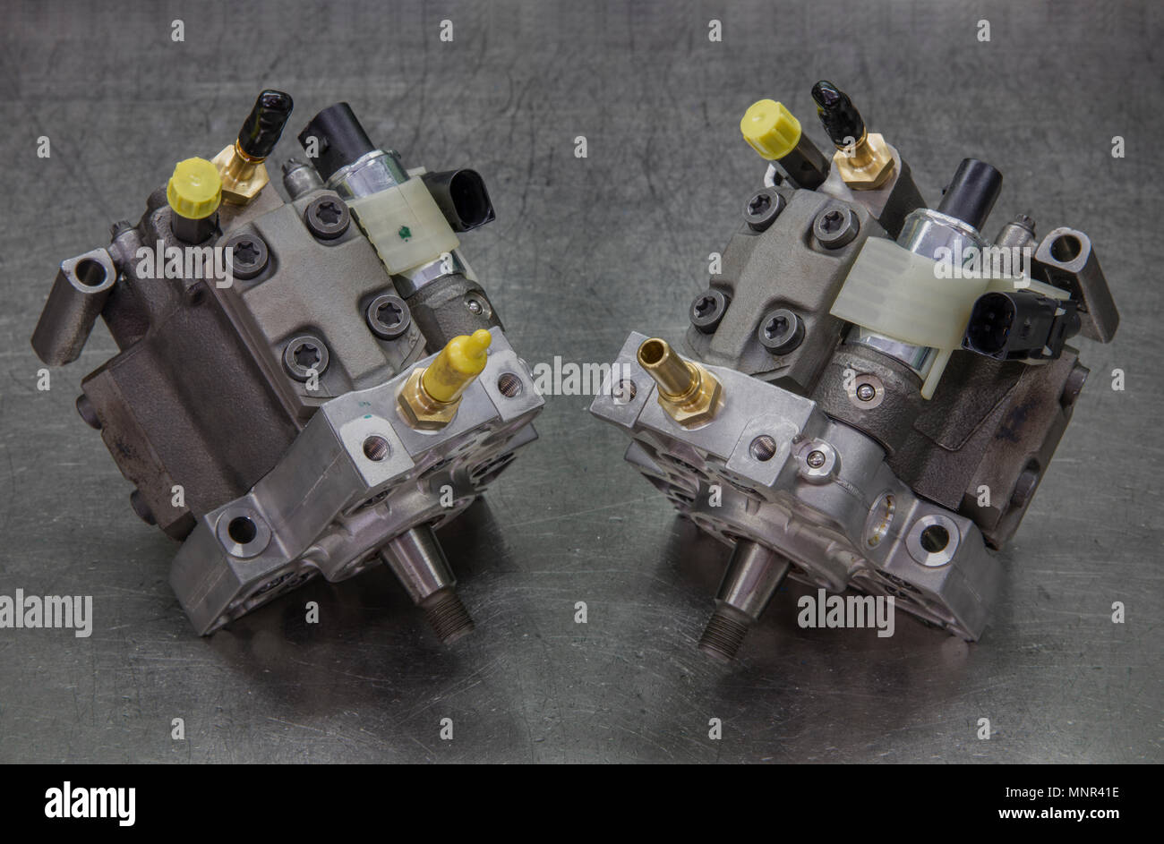 fuel pump on repairs, close up Stock Photo Alamy