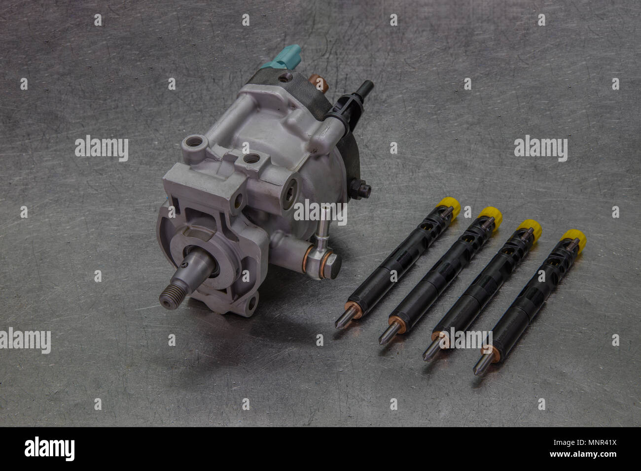 fuel pump on repairs, close up Stock Photo Alamy