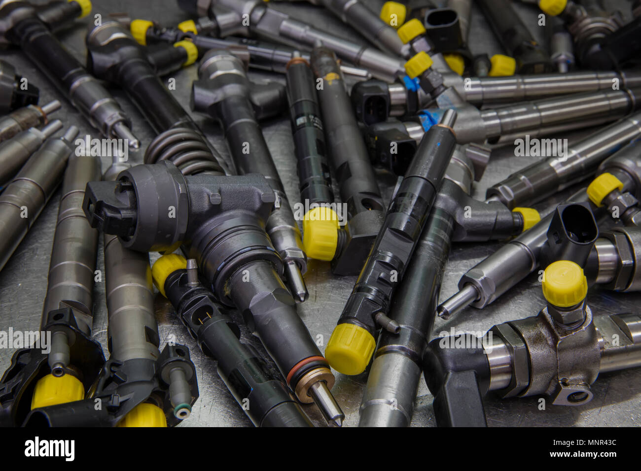 fuel pump on repairs, close up Stock Photo Alamy