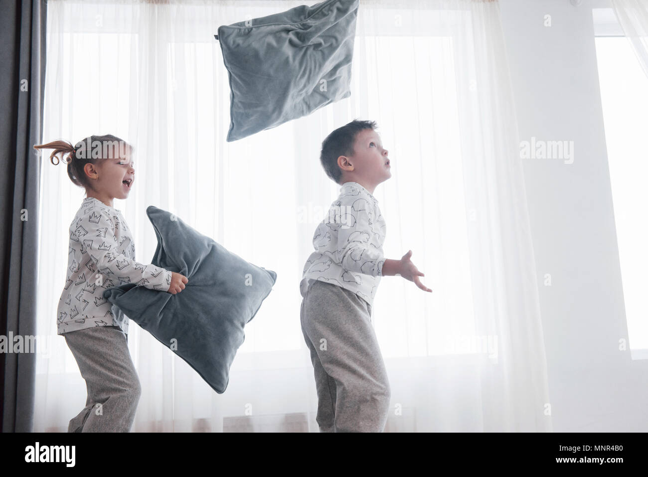 coordinating boy and girl baby bedding
