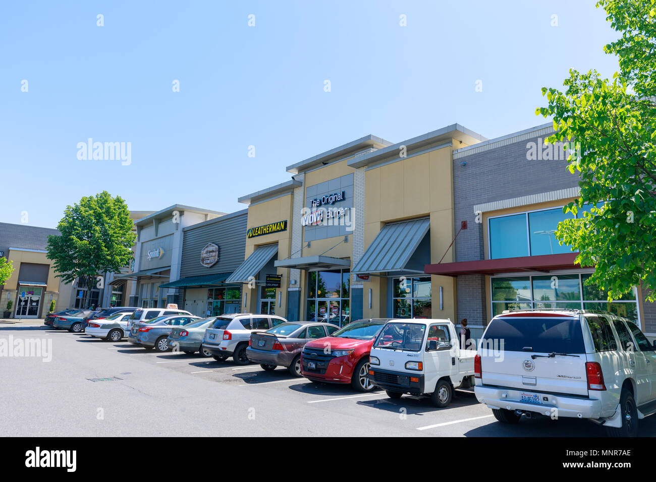 Portland, Oregon May 14, 2018 Cascade Station Outlet, which is a