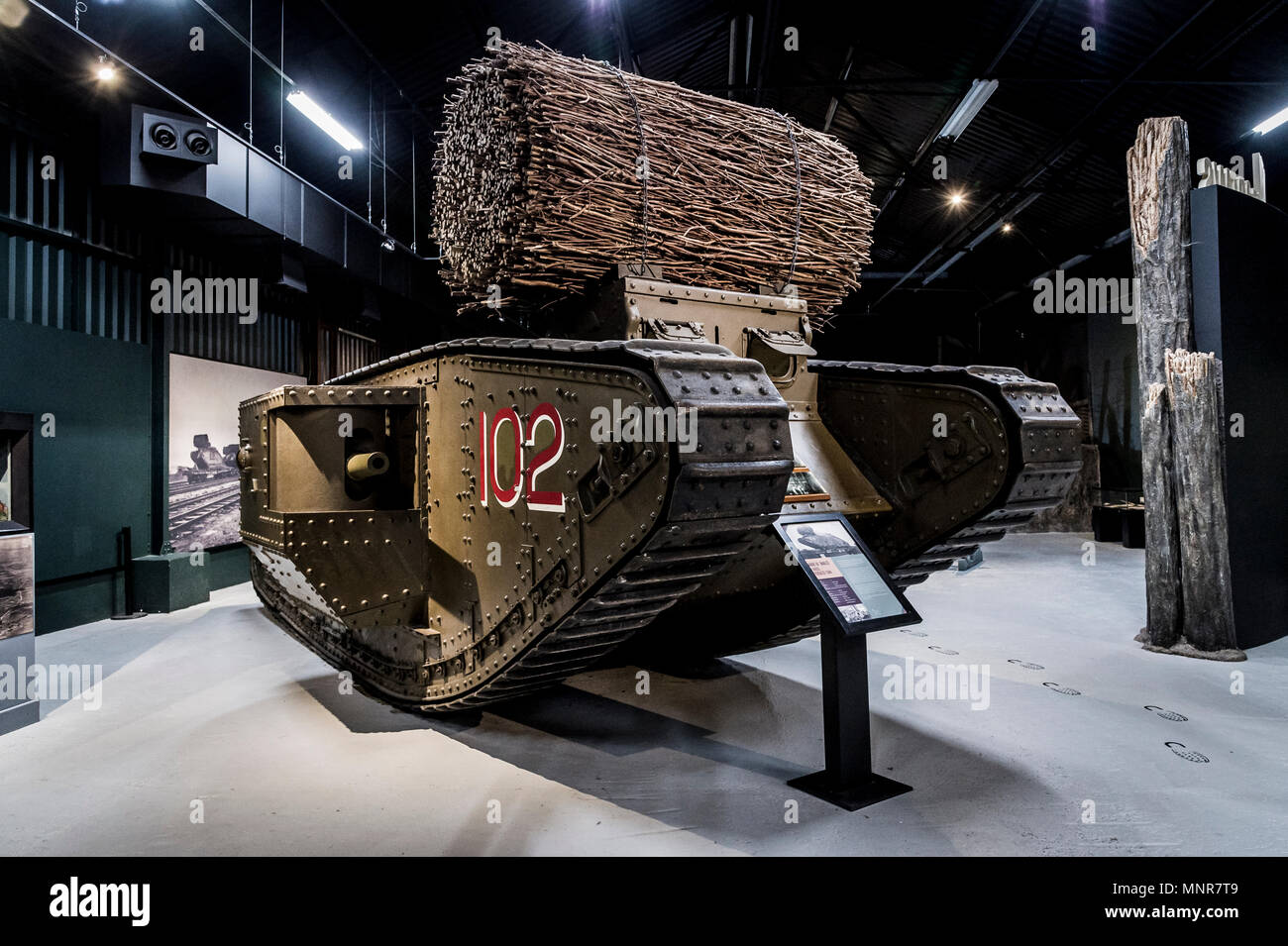 British WWI Battle Tanks as used during the Somme Offensive at