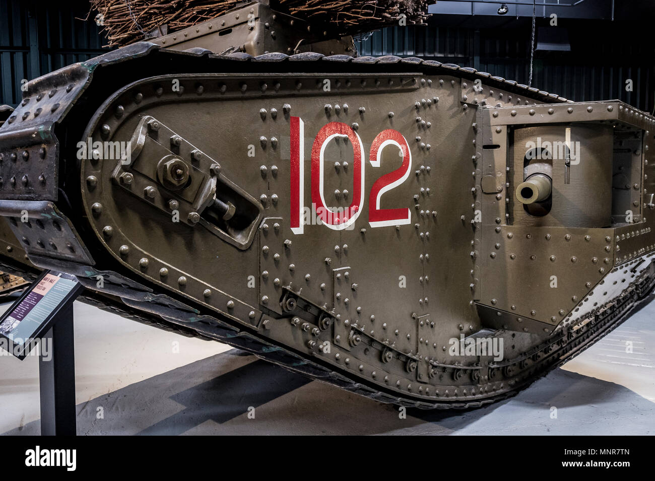 British WWI Battle Tanks as used during the Somme Offensive at