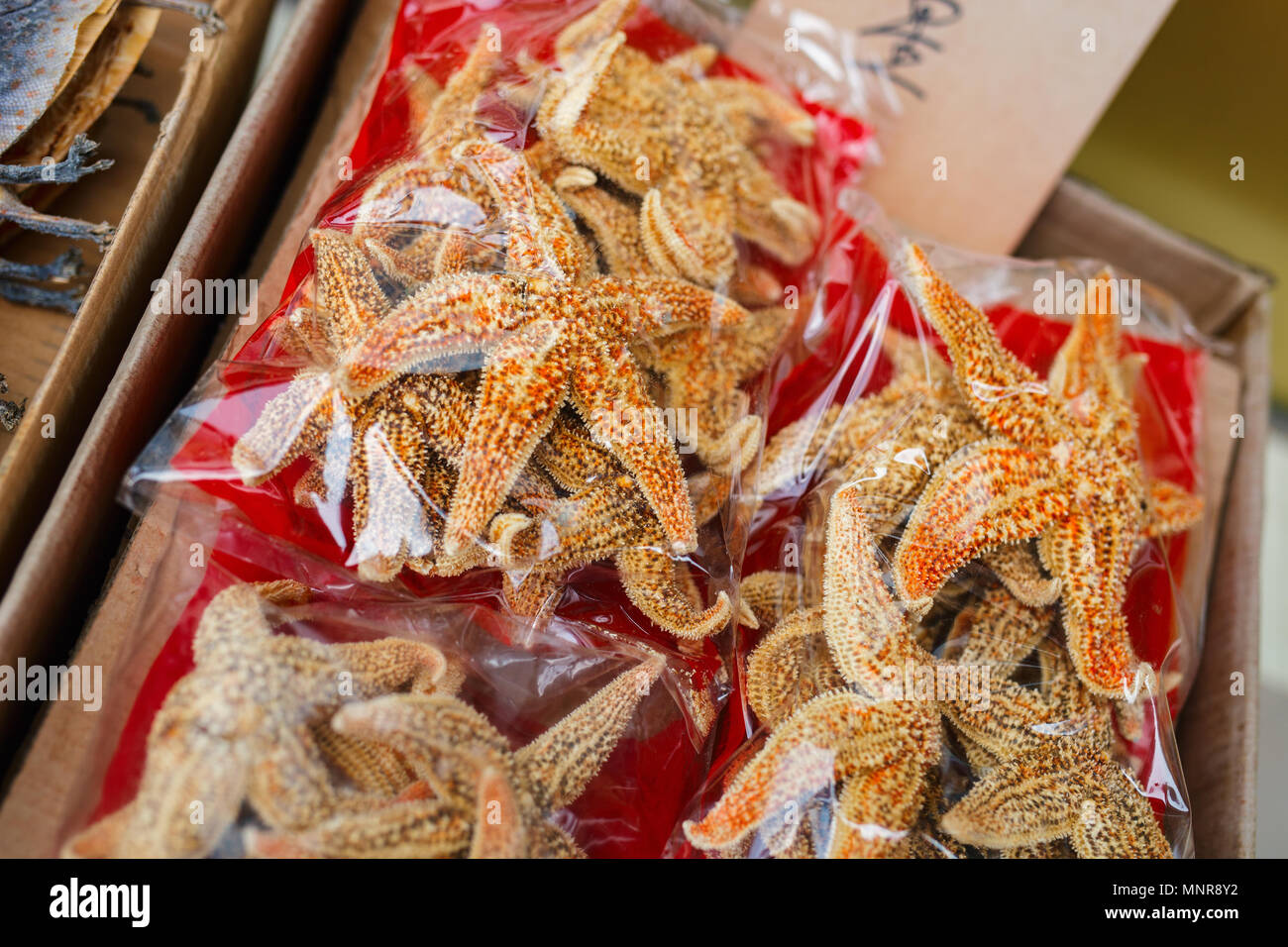 Dried seafood market in Hong Kong Stock Photo Alamy