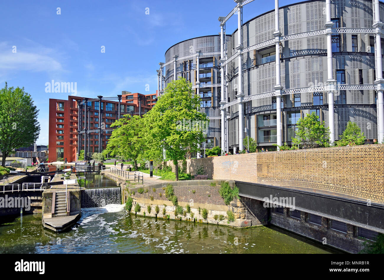 St Pancras Lock and Gasholder Apartments, Lewis Cubitt Square, Kings