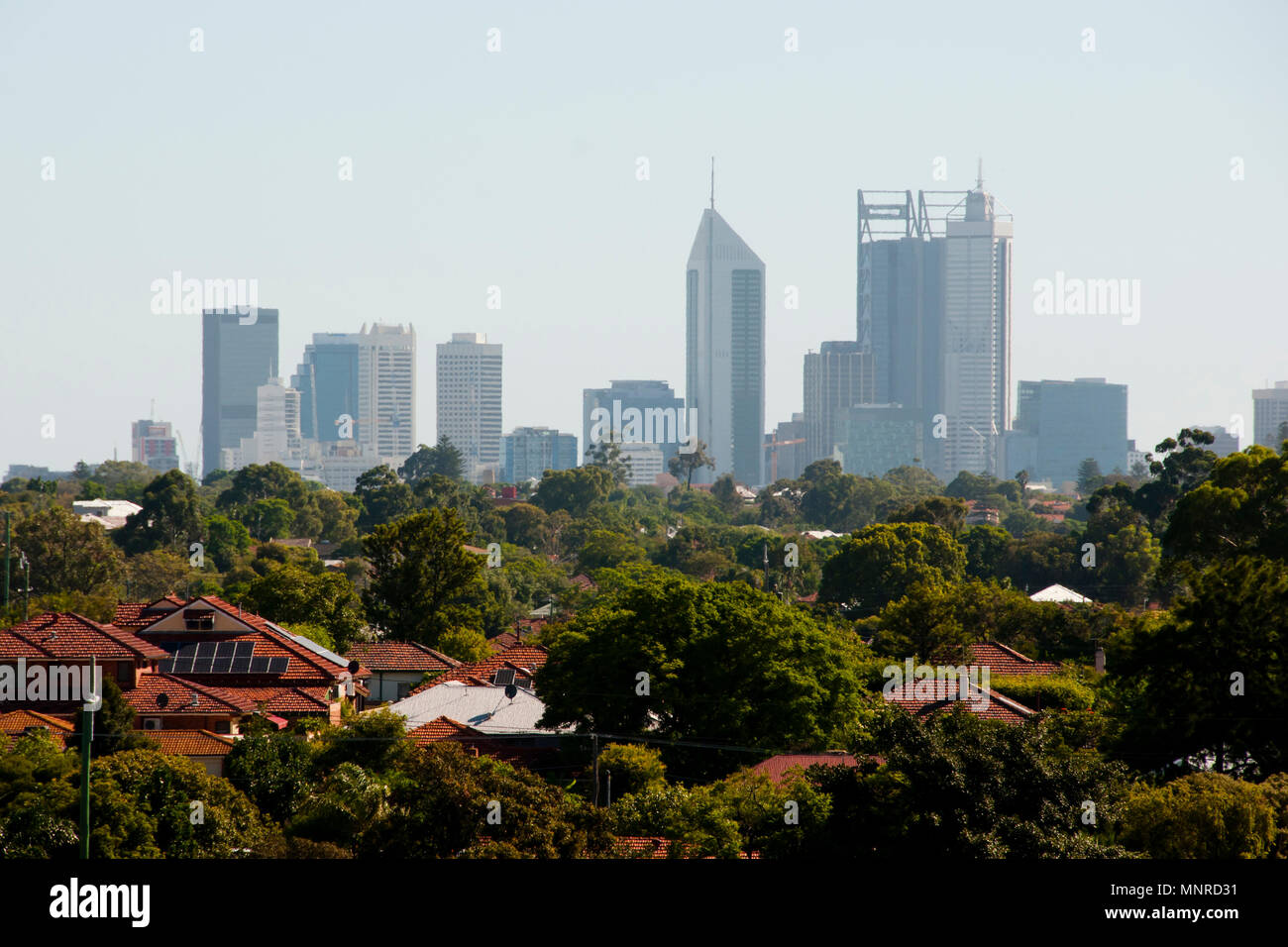 Perth & Suburbs - Australia Stock Photo